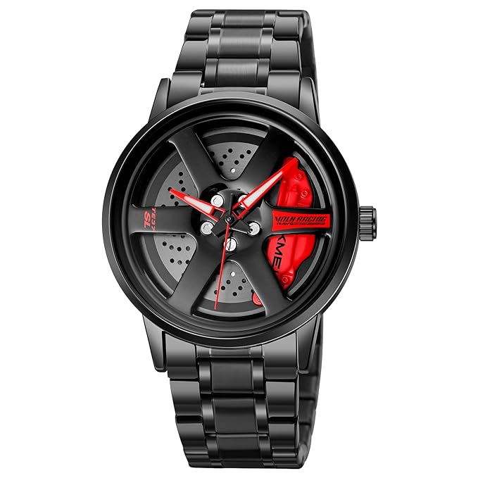 Limited Edition Spinning Wheel Car Watch
